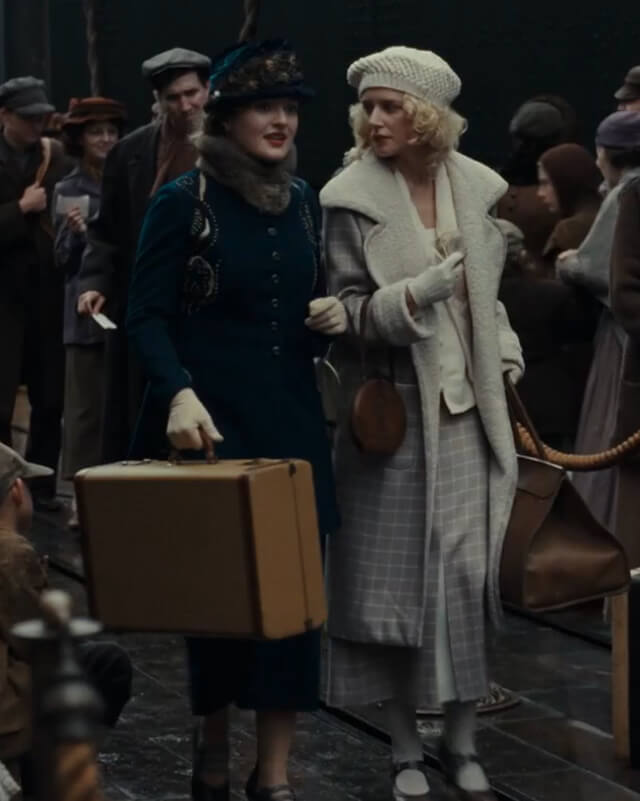 1923 Alexandra Yellowstone Checkered Shearling Coat