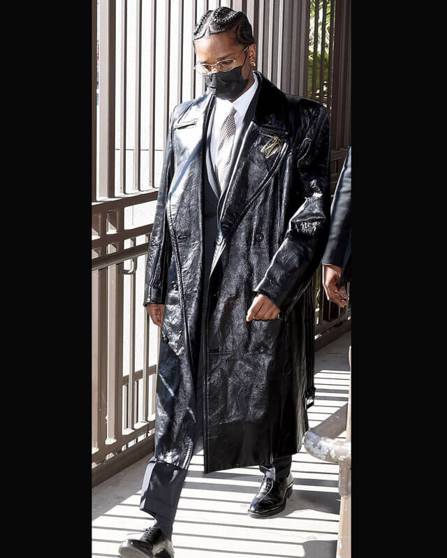 A$AP Rocky Leather Coat