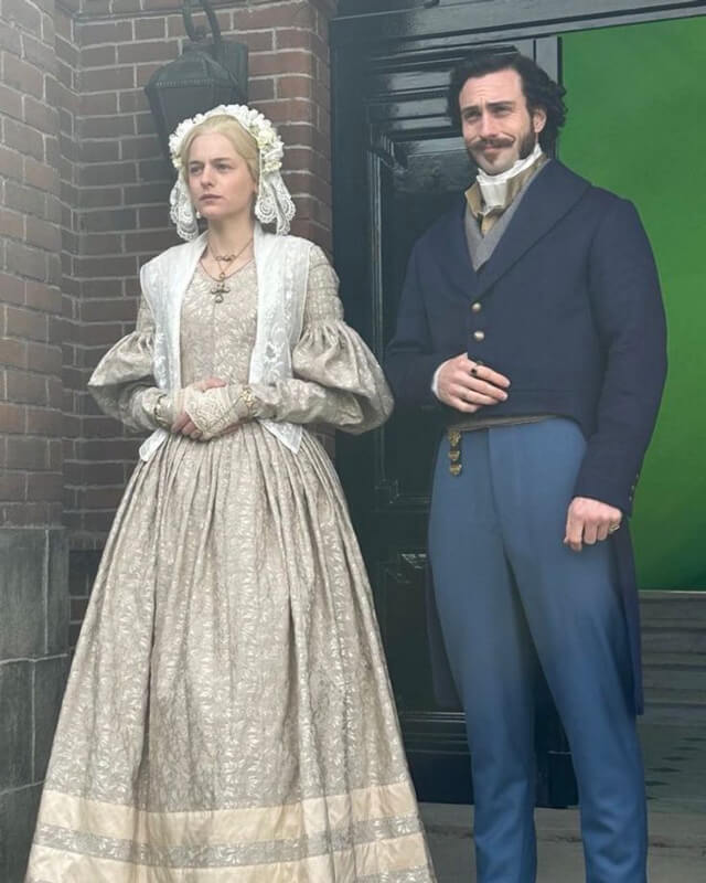 Aaron Taylor Johnson Nosferatu Black Tailcoat