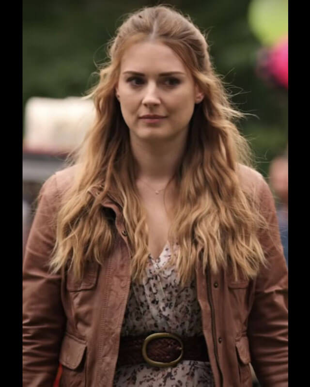 Alexandra Breckenridge Virgin River Brown Jacket S02