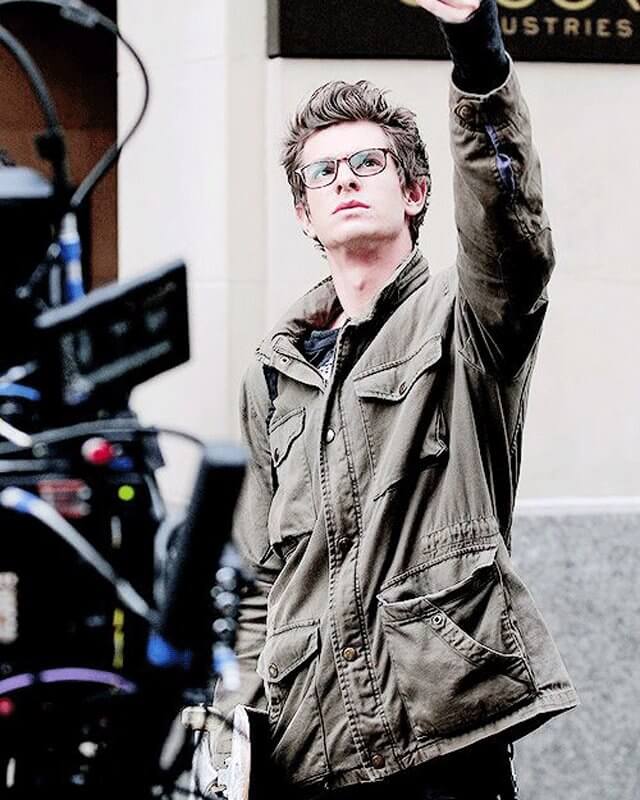 Andrew Garfield The Amazing Spider Man Brown Cotton Jacket
