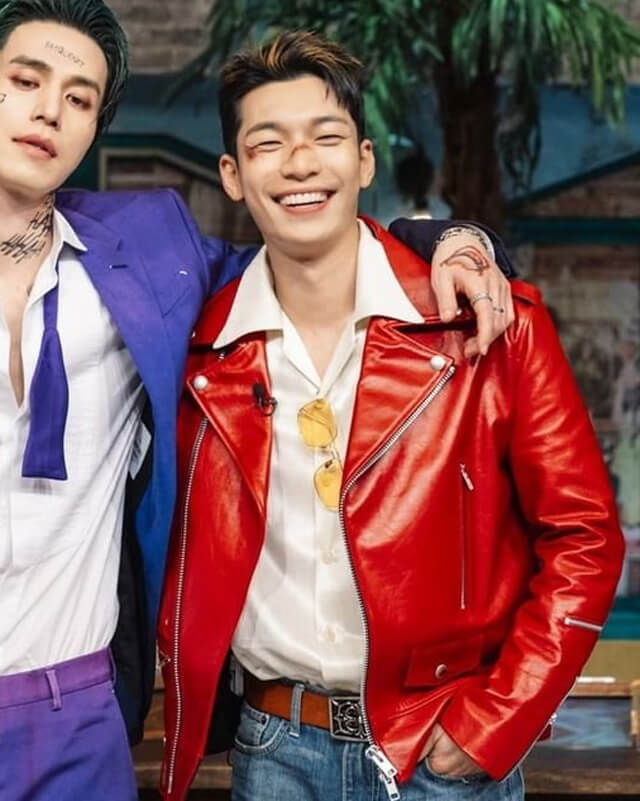 Bad And Crazy Wi Ha Joon Biker Red Jacket