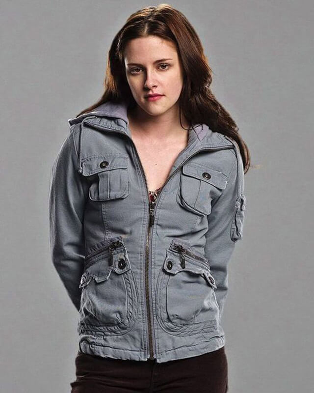 Bella Swan Twilight Gray Cotton Jacket