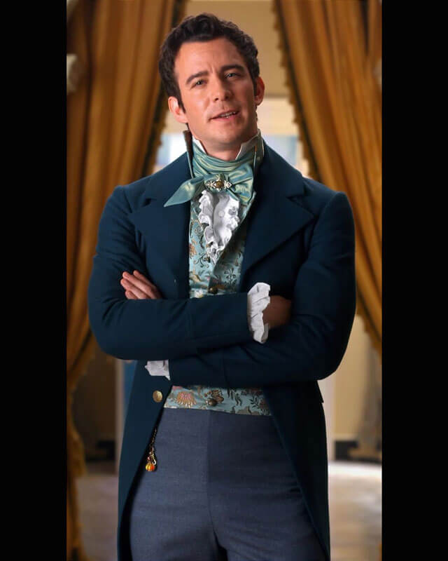Benedict Bridgerton 3 Season Blue Coat