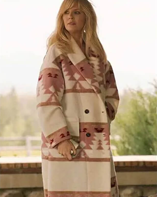 Yellowstone Beth Dutton  Pink Coat