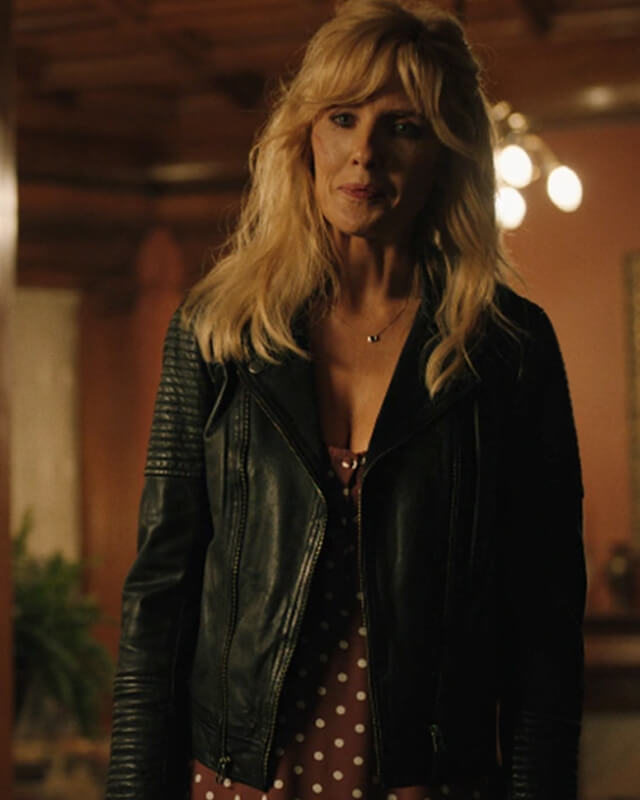 Beth Dutton Yellowstone S05 Black Leather Jacket