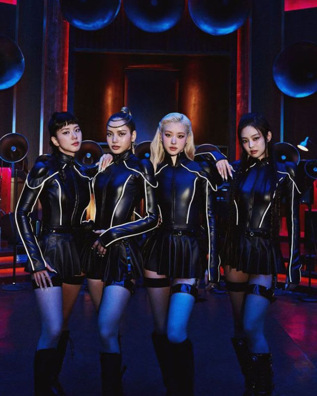 Blackpink Jump Black Leather Jacket