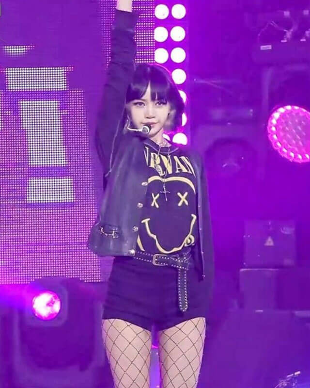 Blackpink Lisa Lovesick Girls Black Leather Vest