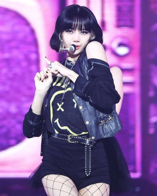 Blackpink Lisa Lovesick Girls Stage Leather Vest