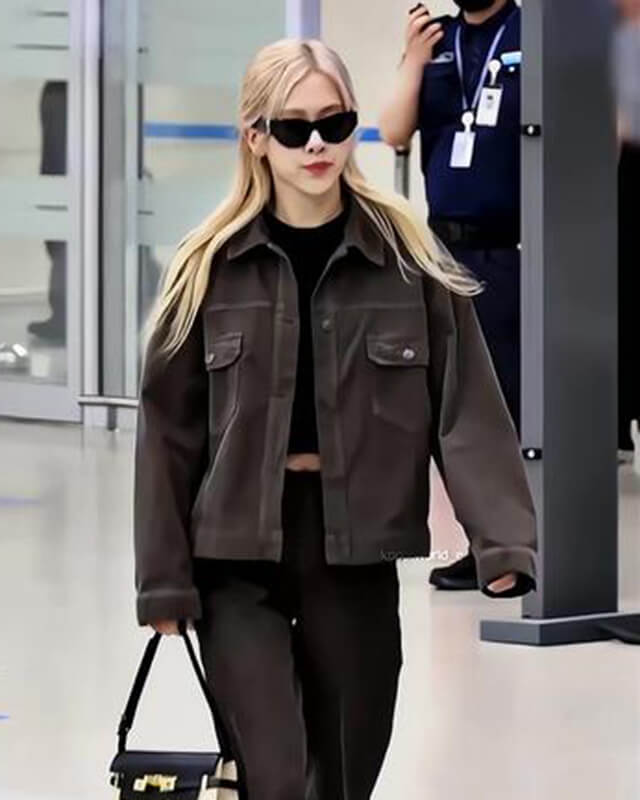 Blackpink Rose Brown Jacket