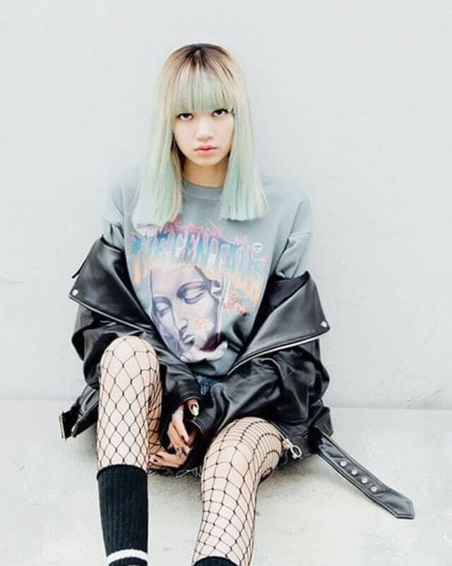 Blackpink Stay Lisa Black Biker Leather Jacket