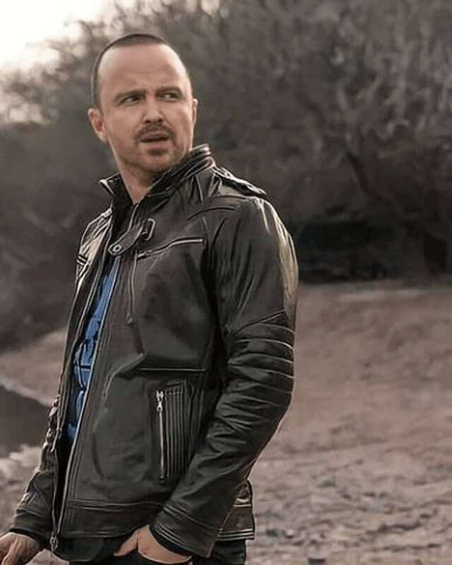 Breaking Bad Jesse Pinkman Black Leather Jacket