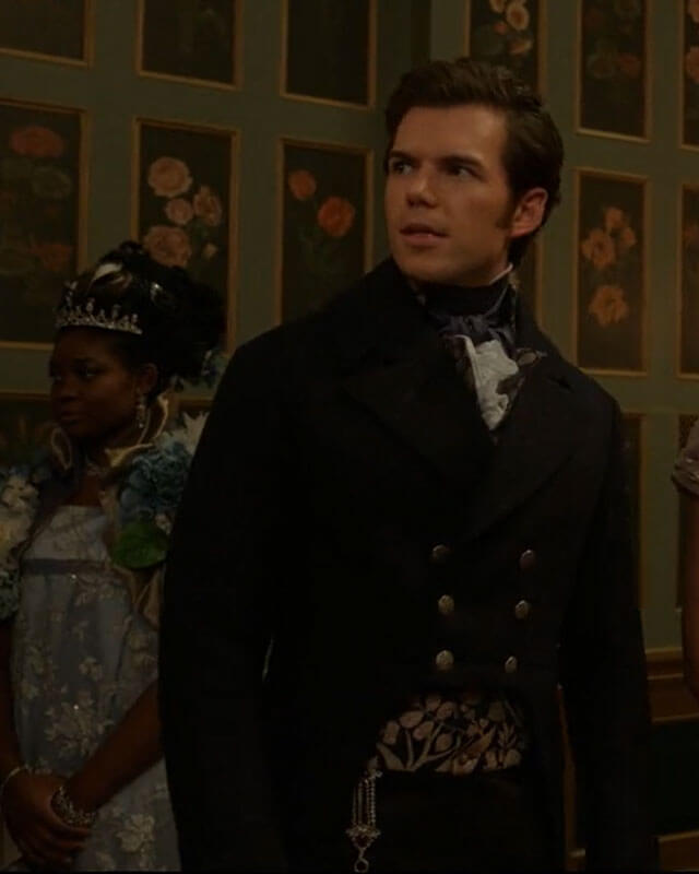 Bridgerton Season 3 Colin Black Coat