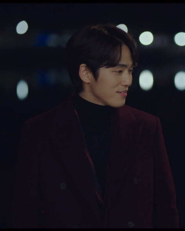 CLOY Gu Seung Joon Maroon Long Coat