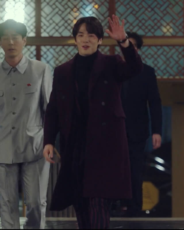 CLOY Kim Jung Hyun Maroon Coat