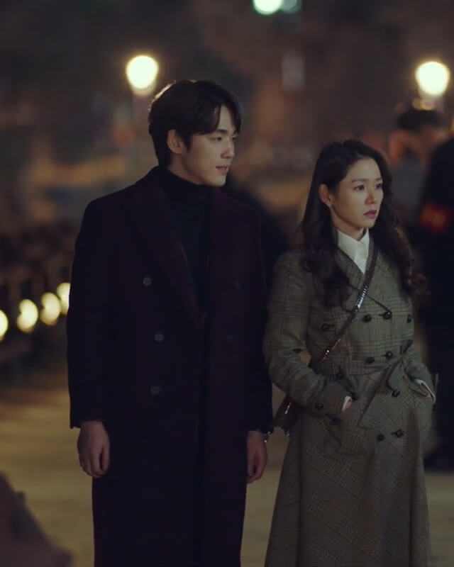 CLOY Kim Jung Hyun Maroon Wool Long Coat