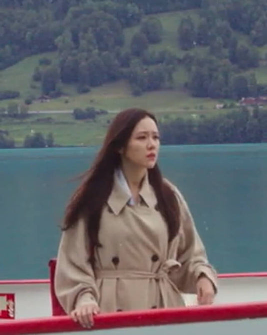 CLOY Yoon Seri Beige Long Coat