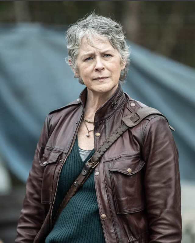 Carol TWD Melissa McBride Maroon Jacket