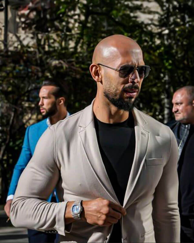Cobra Andrew Tate Men Cream Blazer