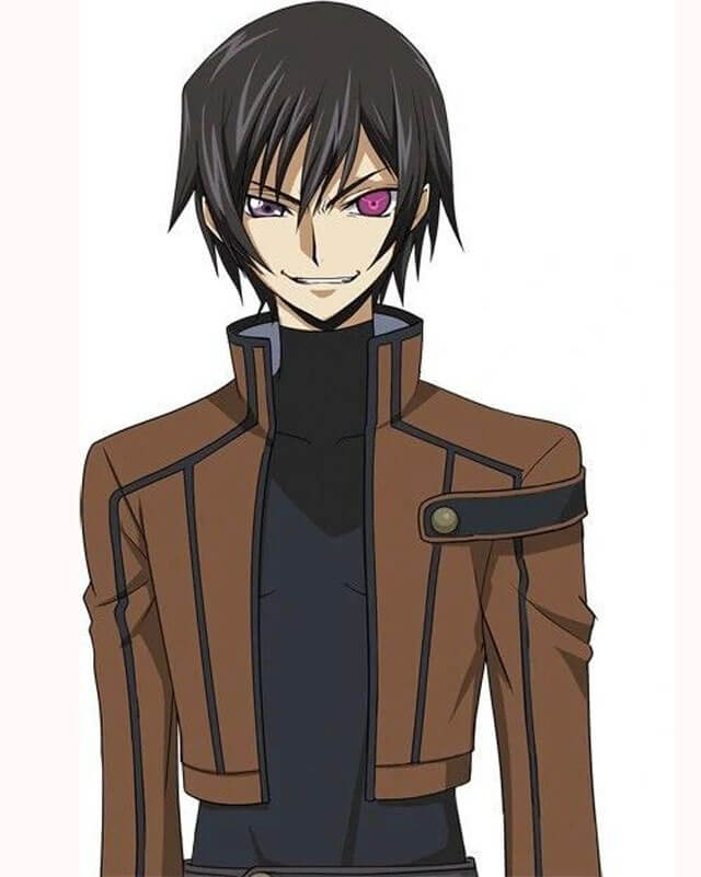 Code Geass Lelouch Brown Cropped Jacket