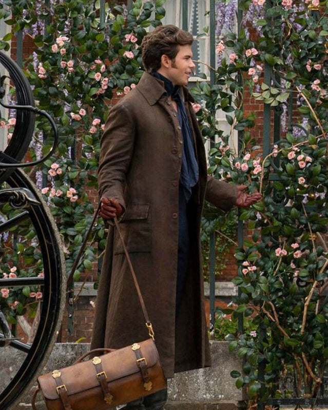 Colin Bridgerton Brown Long Coat