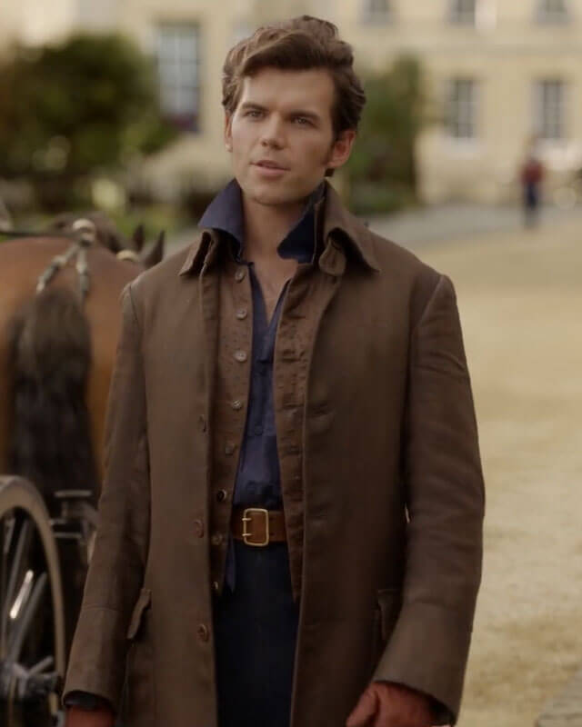 Colin Bridgerton Brown Trench Coat