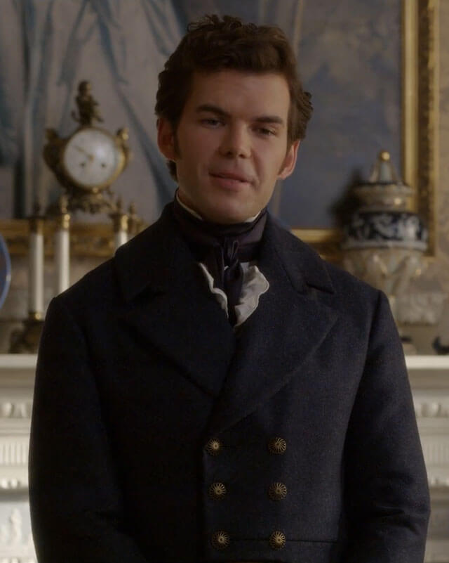 Colin Bridgerton S03 Black Tailcoat