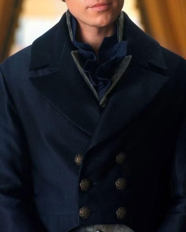 Colin Bridgerton S03 Blue Tailcoat