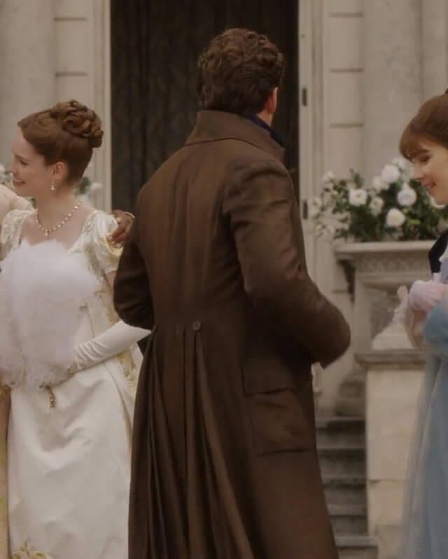 Colin Bridgerton Season 3 Brown Long Coat