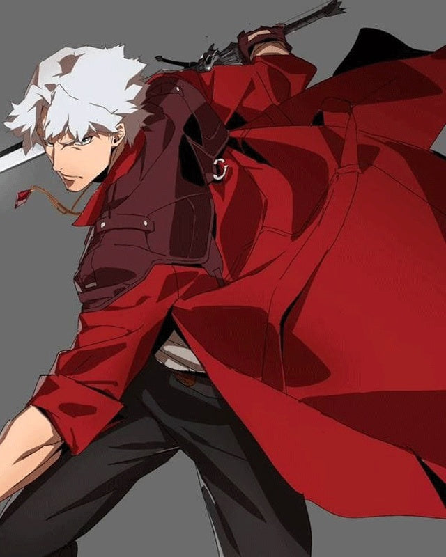 Devil May Cry Dante Red Long Coat