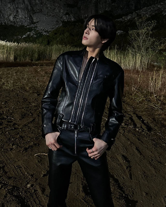 Enhypen Jay Black Jacket