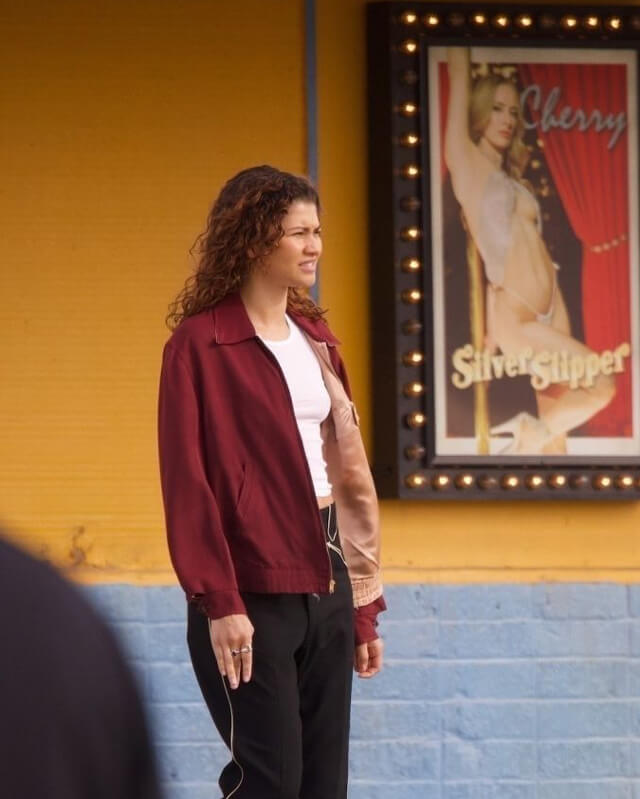 Euphoria Rue Red Jacket S03