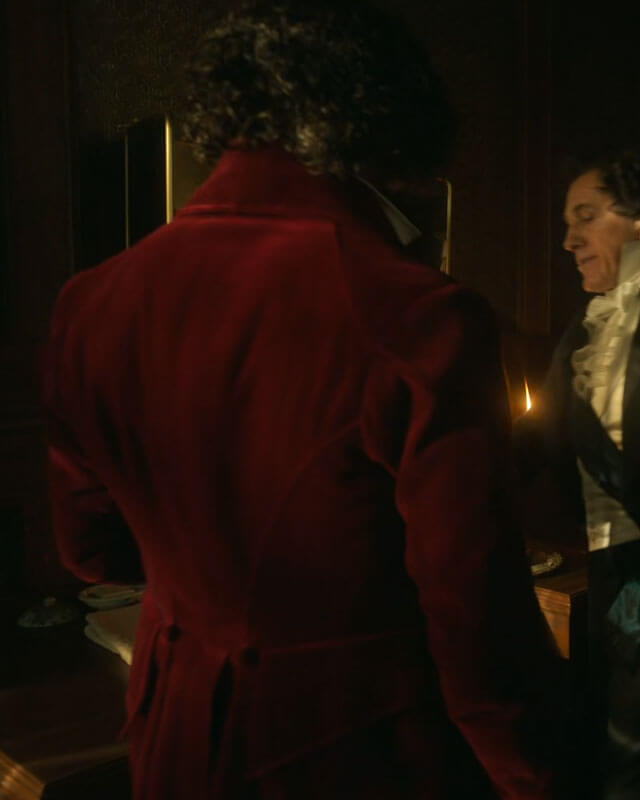 Frankenstein Dr Victor Maroon Coat