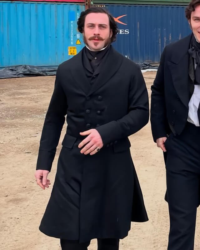 Friedrich Harding Nosferatu Blue Wool Coat