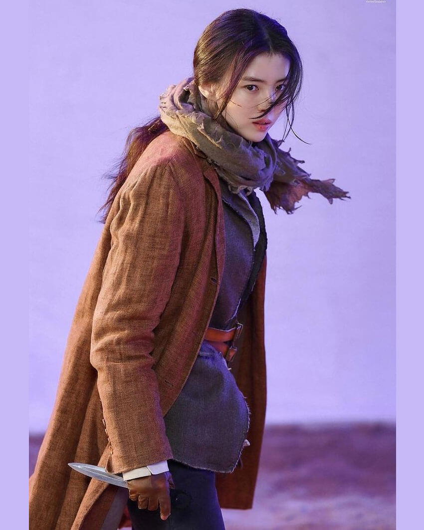 Gyeongseong Creature Han So-hee Brown Coat