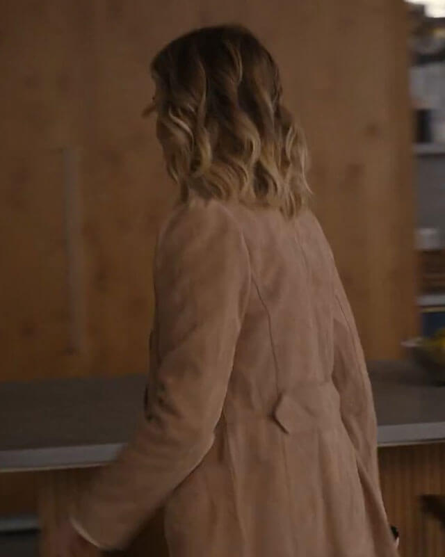 Hacks Winnie Landell Brown Suede Coat S03