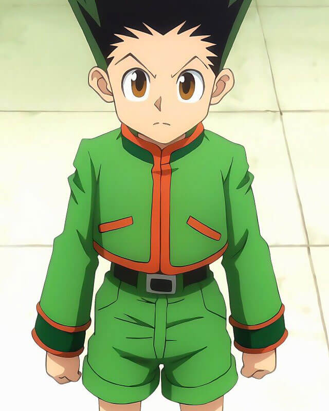 Hunter X Hunter Gon Freecss Green Faux Leather Jacket