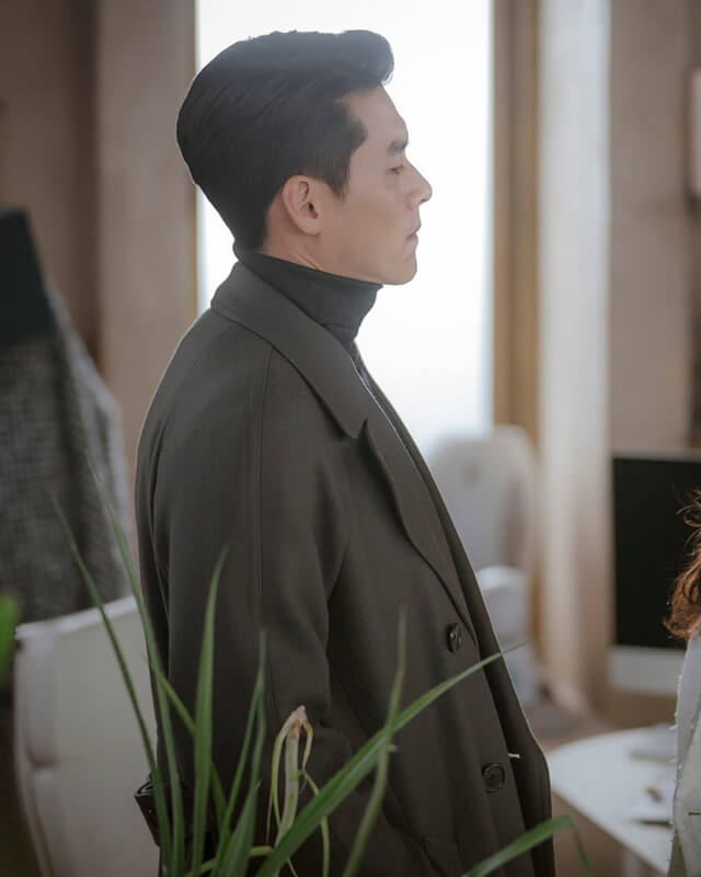 Hyun Bin CLOY Gray Long Coat