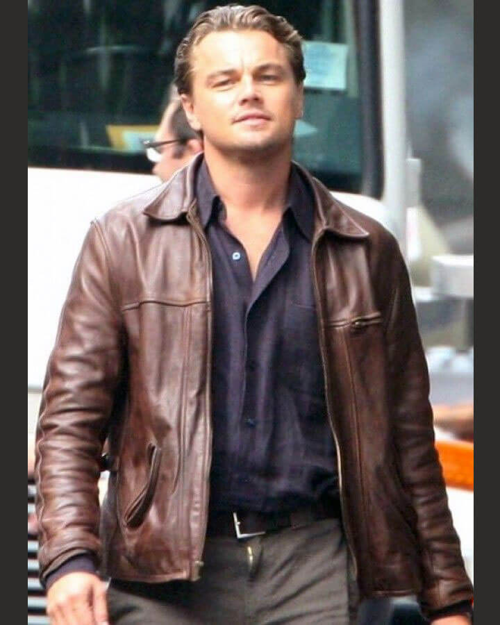 Inception Cobb Brown Leather Jacket