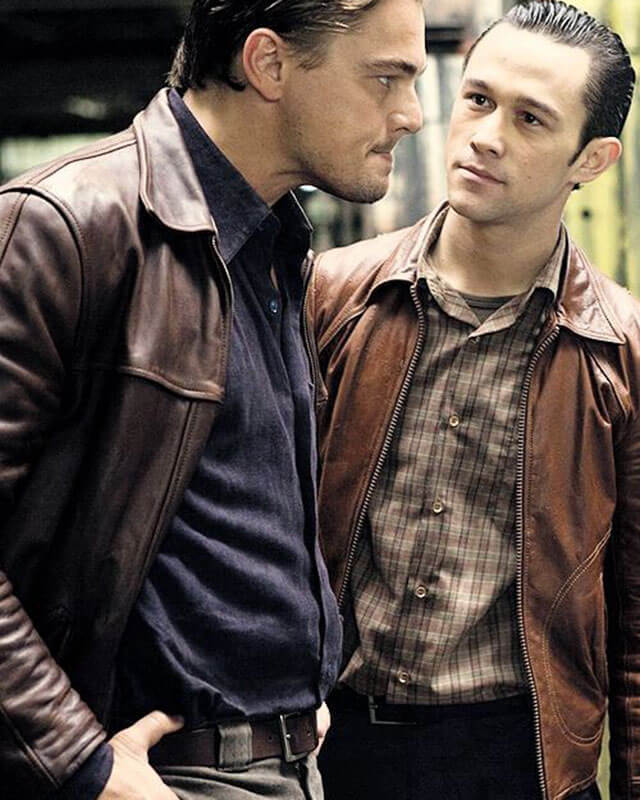 Inception Leonardo Cobb Brown Leather Jacket