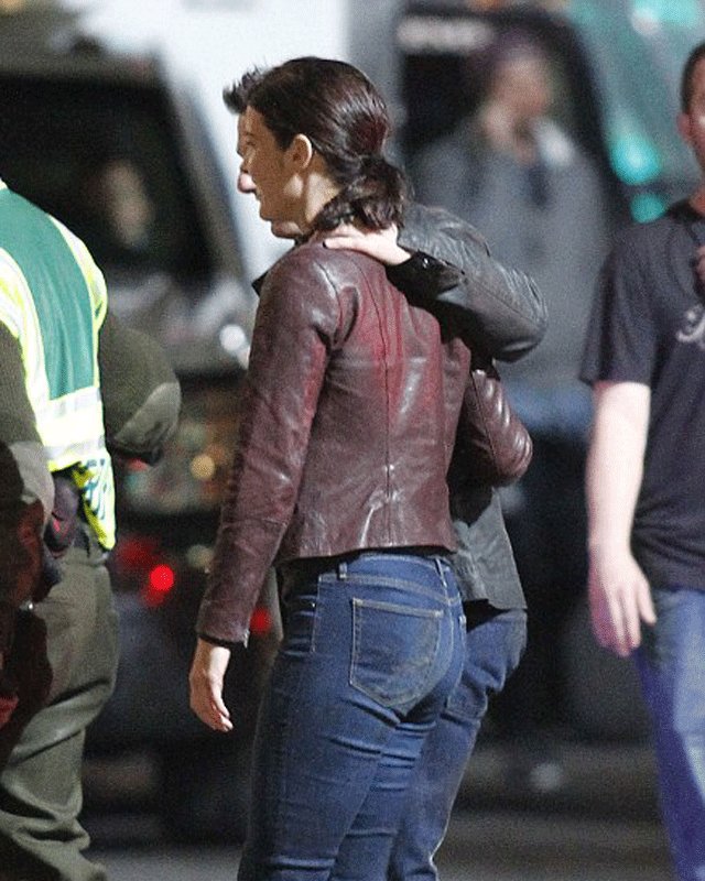 Jack Reacher Major Susan Turner Leather Jacket
