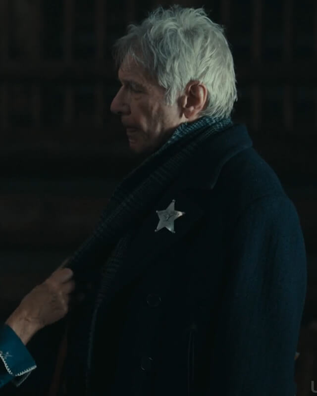 Jacob Dutton 1923 Harrison Ford Black Coat