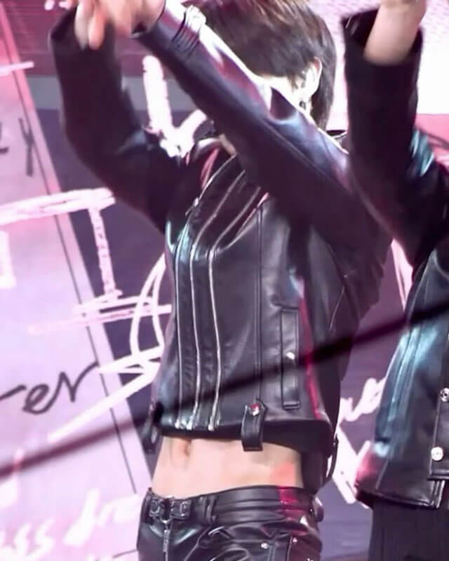 Jay Enhypen Black Leather Jacket
