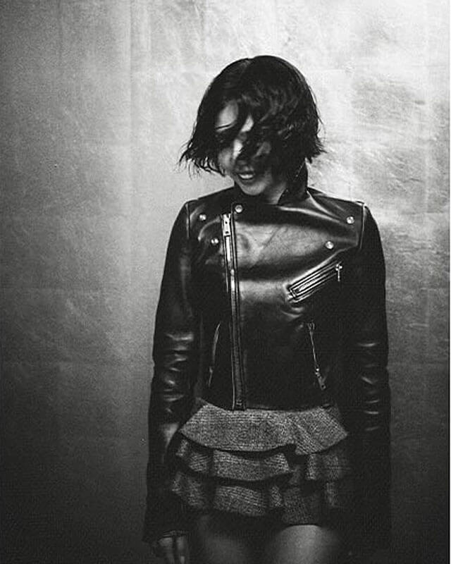 Jennie Kim Biker Leather Jacket