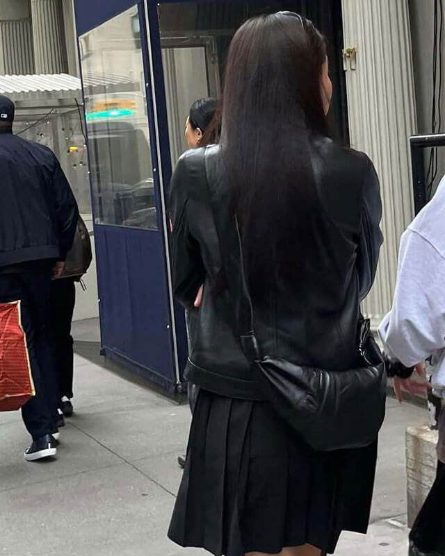 Jennie Kim Black Patches Jacket
