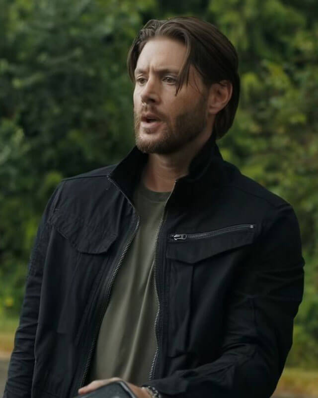 Jensen Ackles Tracker Black Cotton Jacket