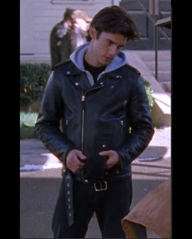 Jess Gilmore Girls Biker Leather Jacket
