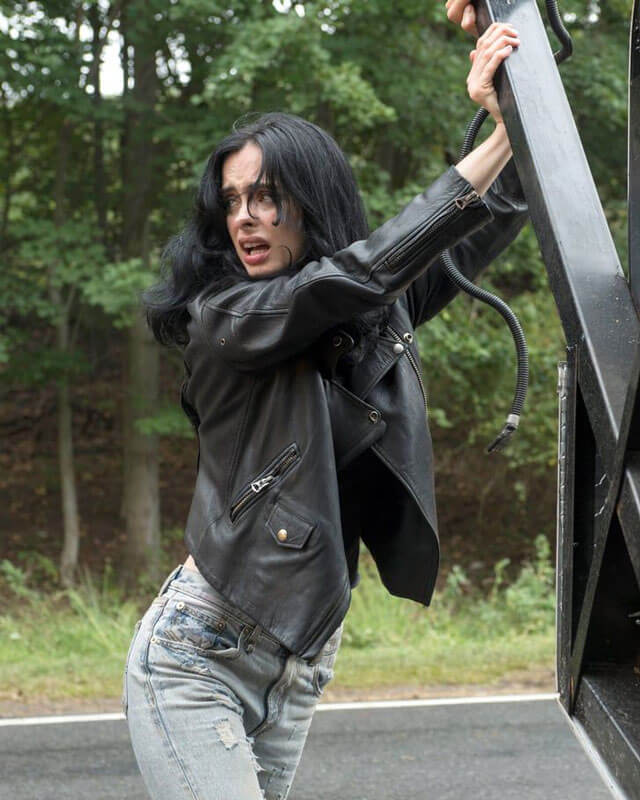 Jessica Jones Biker Genuine Leather Jacket