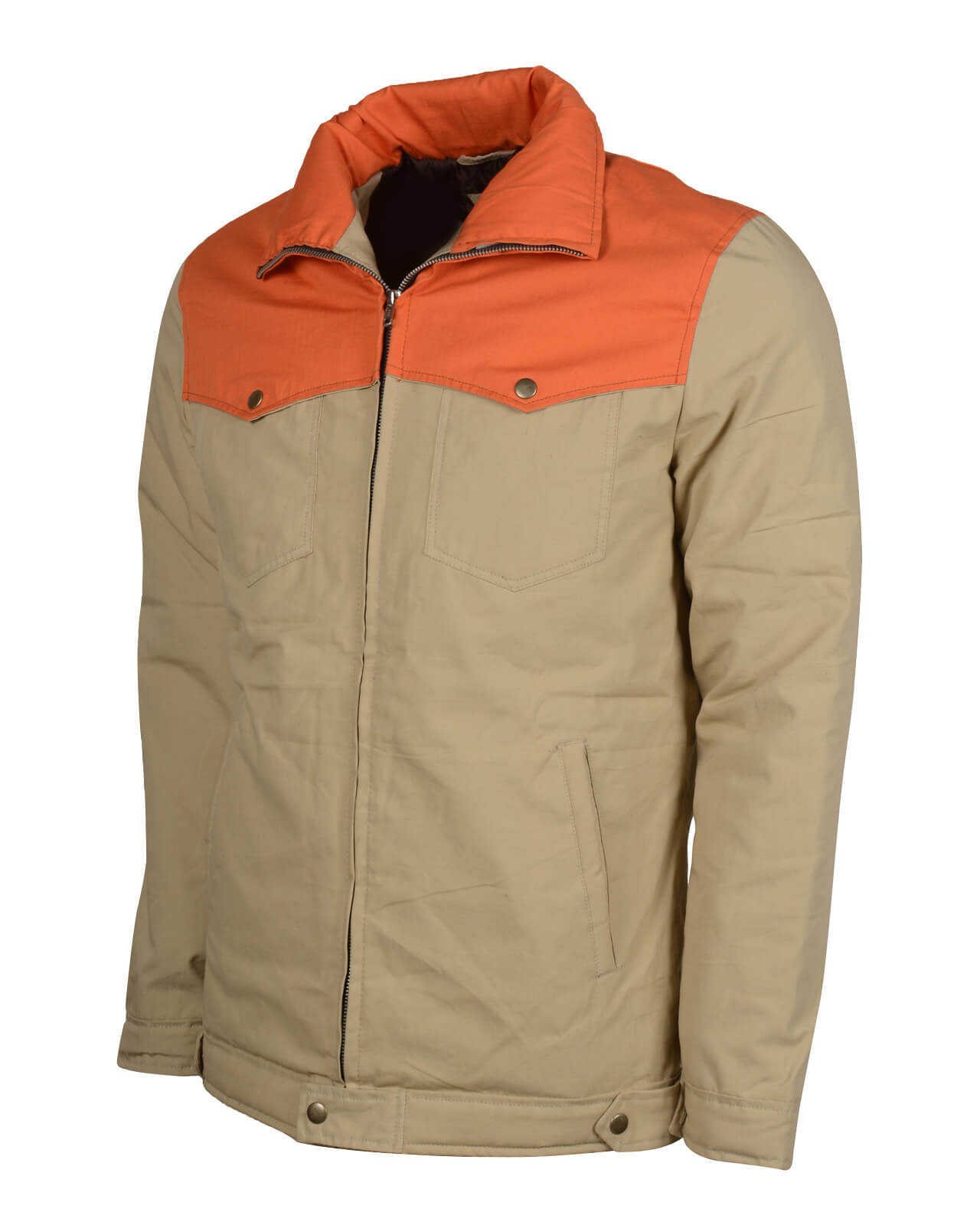 John Dutton Yellowstone Western Beige Orange Jacket