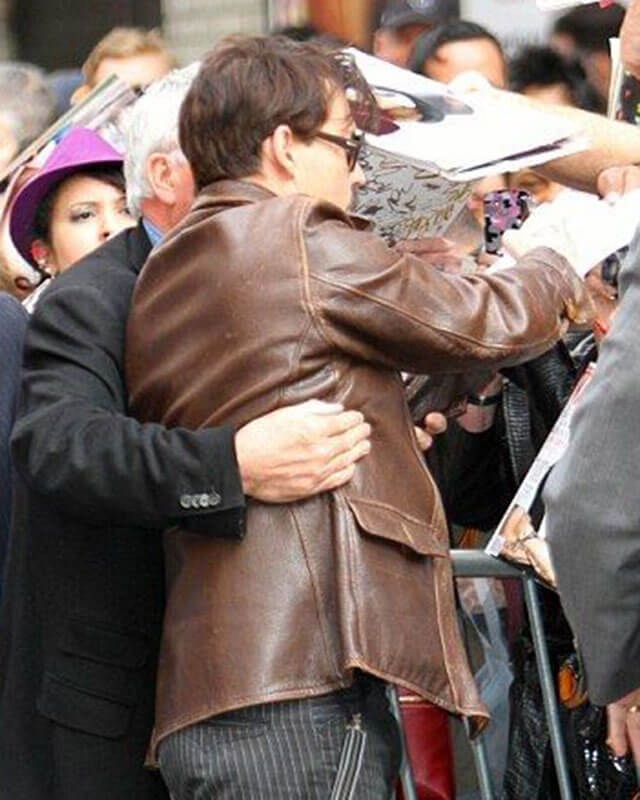 Johnny Depp Leather Jacket